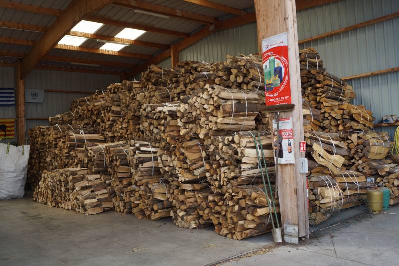 Vente de bois de chauffage en vrac en 100 cm proche Le Havre