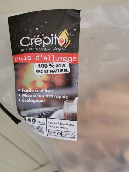 Bois d allumage crepito 40L